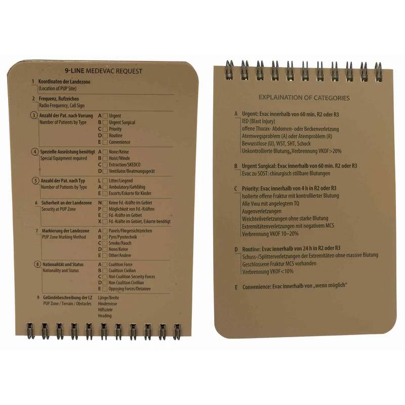 Rite in the Rain® - COMBAT MEDIC ORGANIZER GEN 2 (Tan)