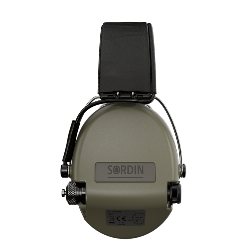 Sordin -  Supreme Basic - Aktív Hallásvédő (Green)