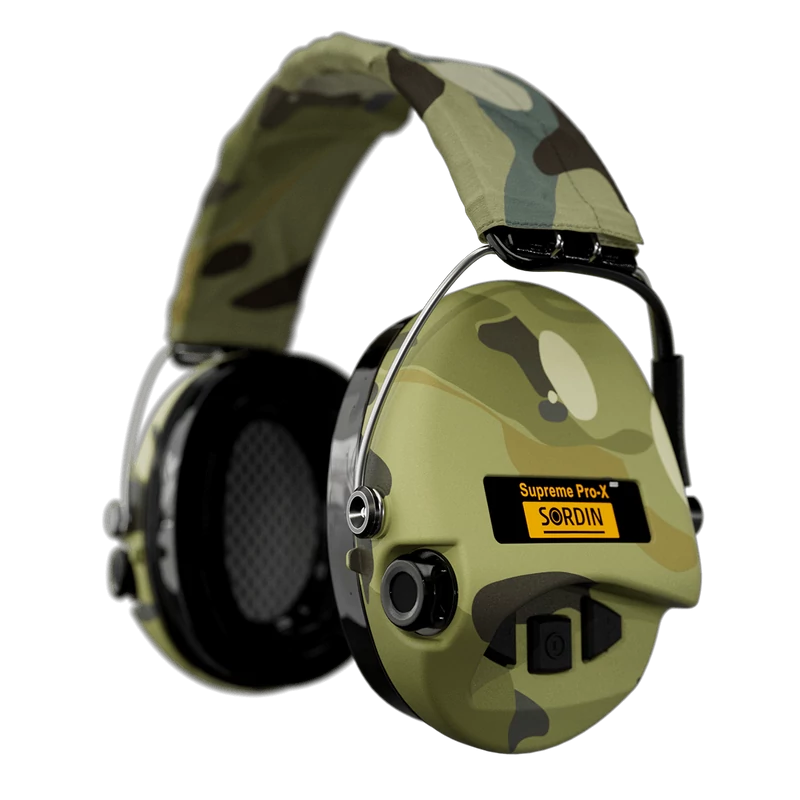 Sordin -  Supreme Pro-X LED - Aktív Hallásvédő (MultiCam®)