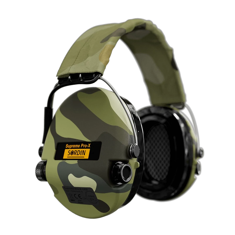 Sordin -  Supreme Pro-X LED - Aktív Hallásvédő (MultiCam®)