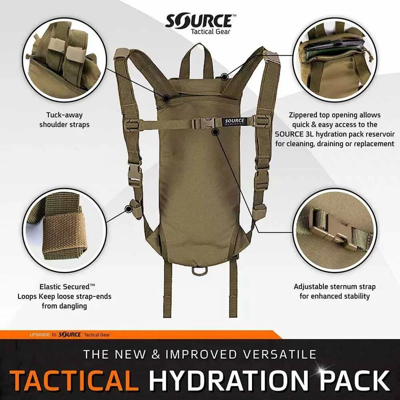 Source™ Tactical Hydration Pack 3L (MultiCam®)