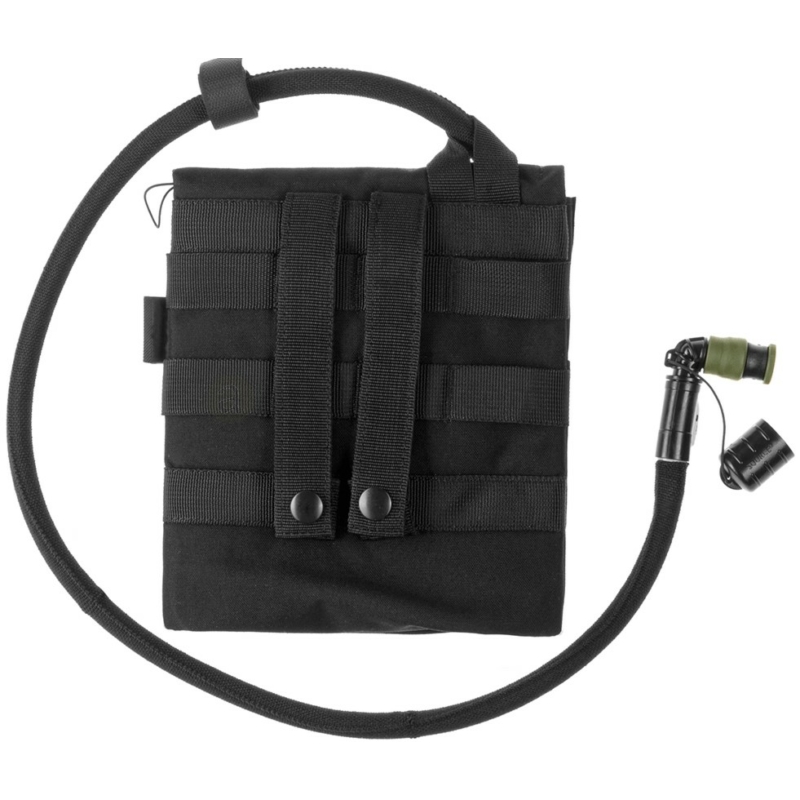 Source™ Kangaroo 1L Collapsible Canteen with Pouch (Black)