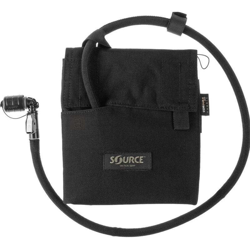 Source™ Kangaroo 1L Collapsible Canteen with Pouch (Black)