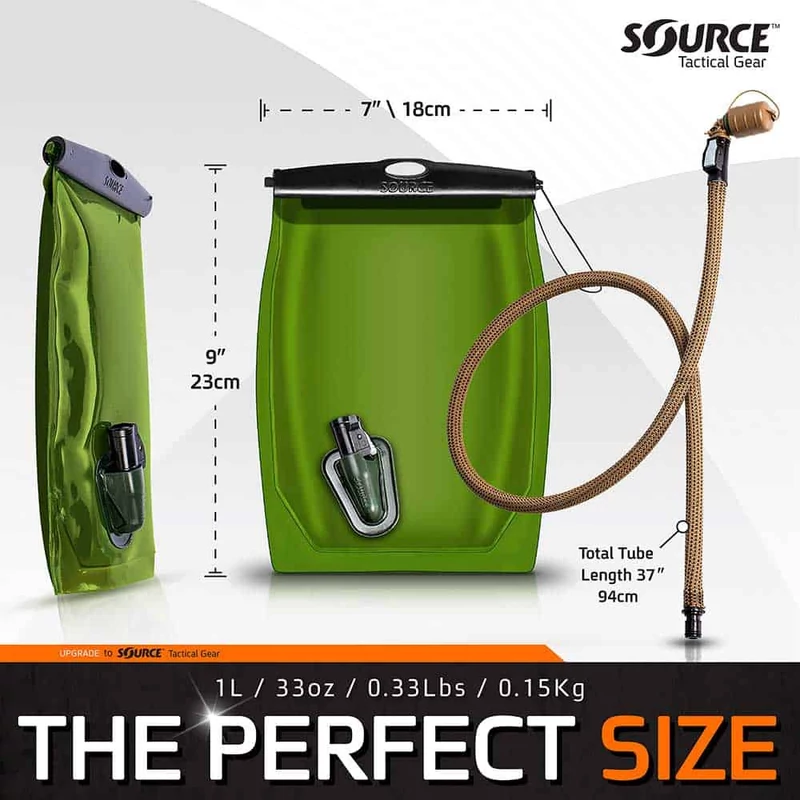 Source™ WLPS | 3L Low-Profile Hydration Bladder| 3L (Foliage Green)