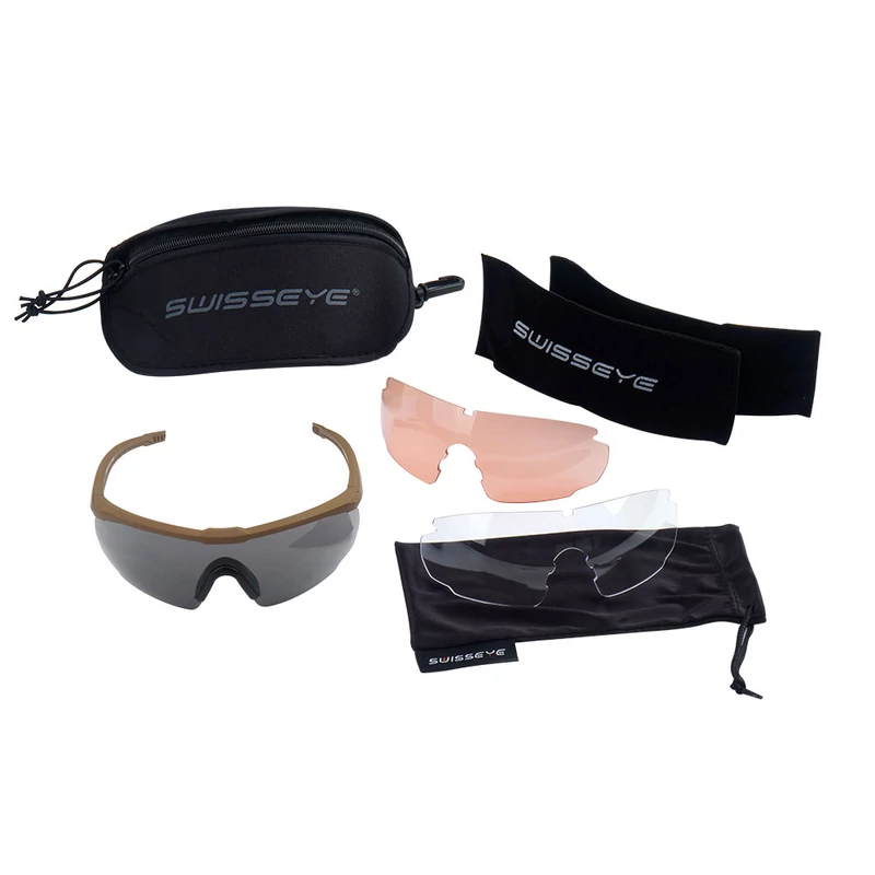 Swiss Eye® - Blackhawk - Taktikai Védőszemüveg (Tan)