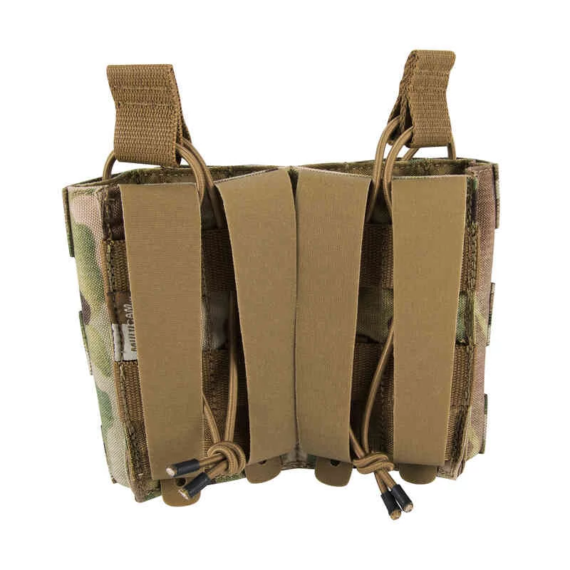 Tasmanian Tiger® -  SGL MAG POUCH BEL M4 MKII MC MAGAZINE POUCH (2X M4) - Dupla Tárzseb M4 (MultiCam®)