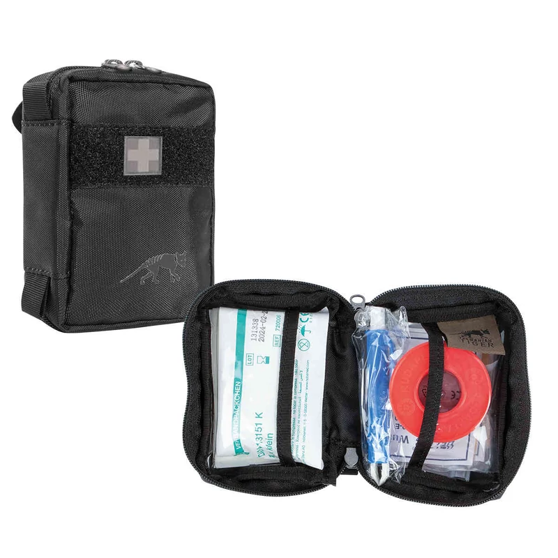 Tasmanian Tiger® -  TT FIRST AID MINI FIRST AID KIT - Komplett EÜ Készlet (Black)