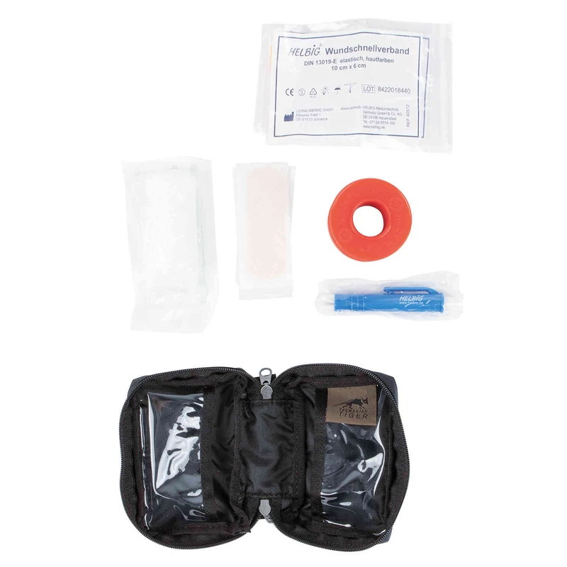 Tasmanian Tiger® -  TT FIRST AID MINI FIRST AID KIT - Komplett EÜ Készlet (Black)