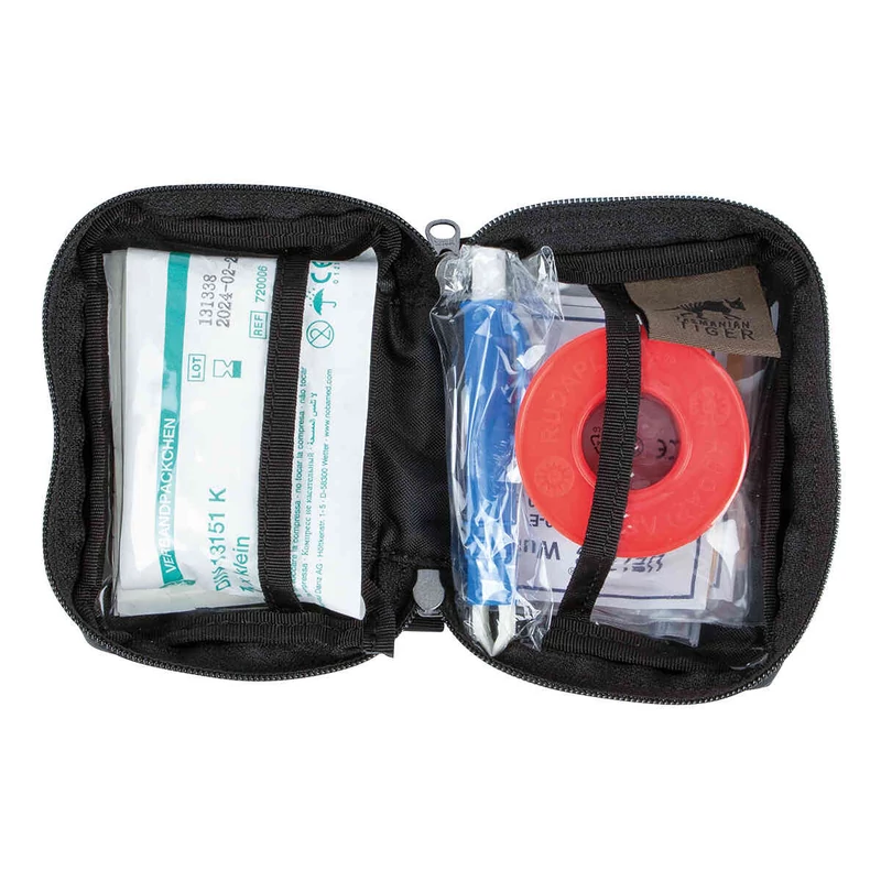 Tasmanian Tiger® -  TT FIRST AID MINI FIRST AID KIT - Komplett EÜ Készlet (Black)