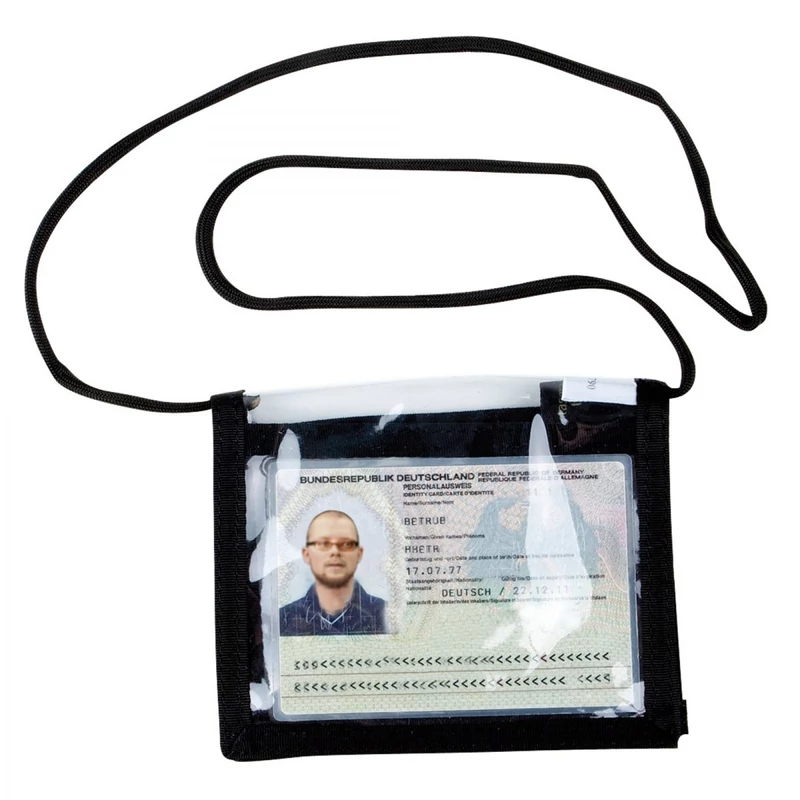 Tasmanian Tiger® -  ID HOLDER TRANSPARENT IDENTITY CARD HOLDER - Igazolványtartó (Khaki)