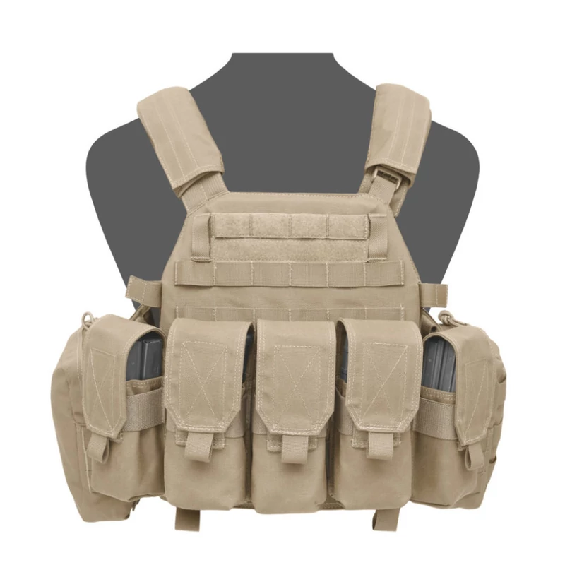Warrior Assault Systems® -  DCS M4 5.56 CONFIG Plate Carrier - Taktikai Mellény (Coyote Brown)