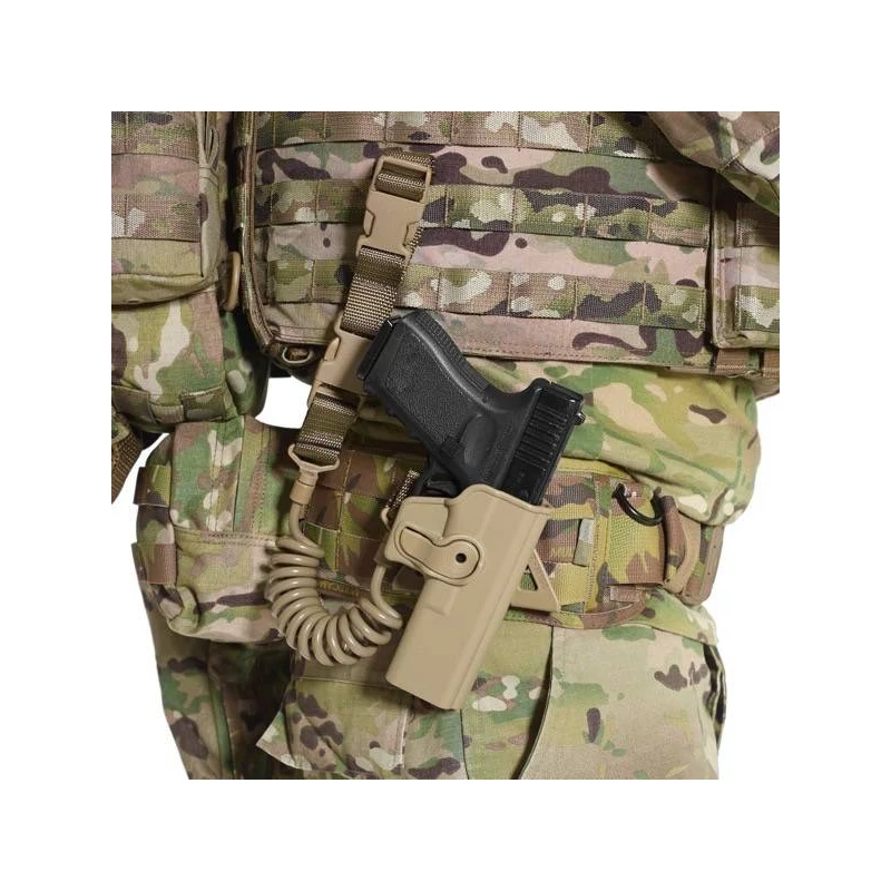 Warrior Assault Systems® -  Tactical Pistol Lanyard - Pisztoly Biztonsági Zsinór (Black)