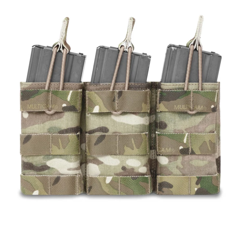 Warrior Assault Systems® -  Warrior Triple Open 5.56mm MultiCam - Tripla 5.56 mm Tártartó (MultiCam®)
