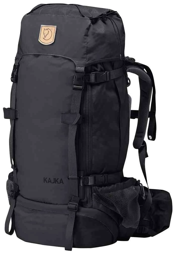 Fjällräven - KAJKA 75 - Nagyméretű Túra Hátizsák (Black)