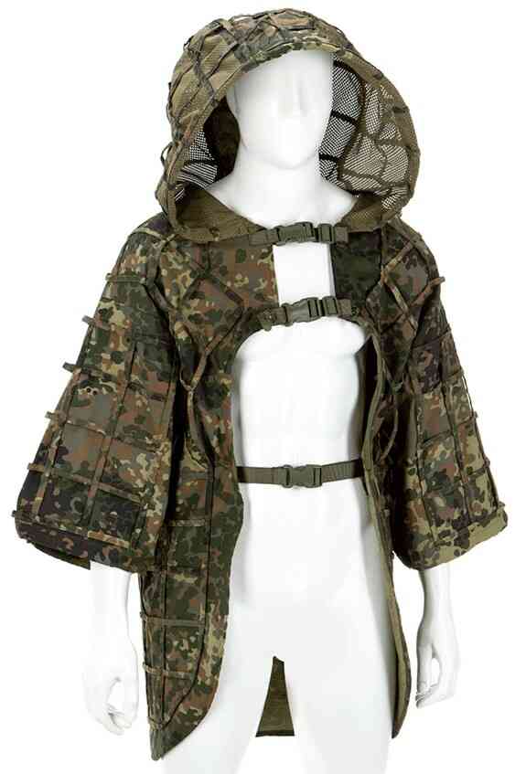 Invadergear -  Ghillie Base Plain - Ghillie Álcaruha (Flecktarn)