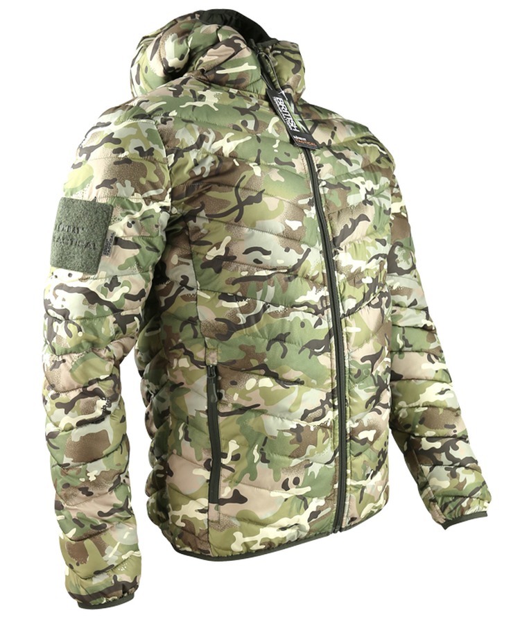 Kombat Tactical® -  Xenon Jacket - Kifordítható Téli Kabát (British Terrain Pattern/Olive Green)