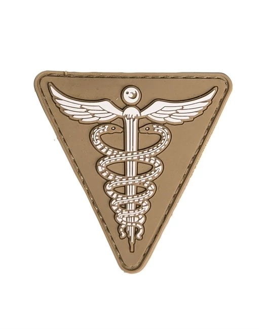 Mil-Tec® - DARK COYOTE PVC MEDICAL 3D PATCH - Felvarró (Coyote)