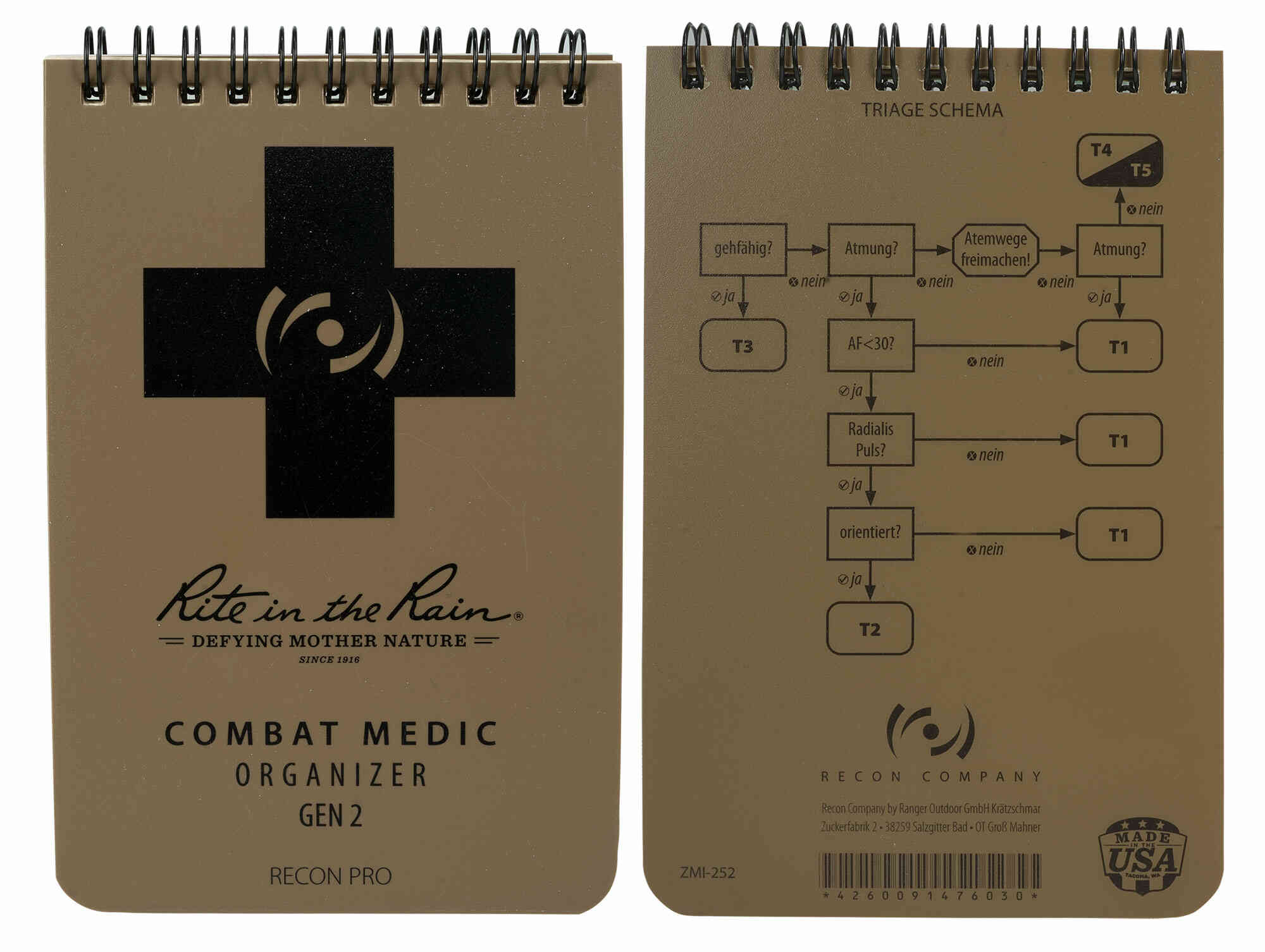 Rite in the Rain® - COMBAT MEDIC ORGANIZER GEN 2 (Tan)